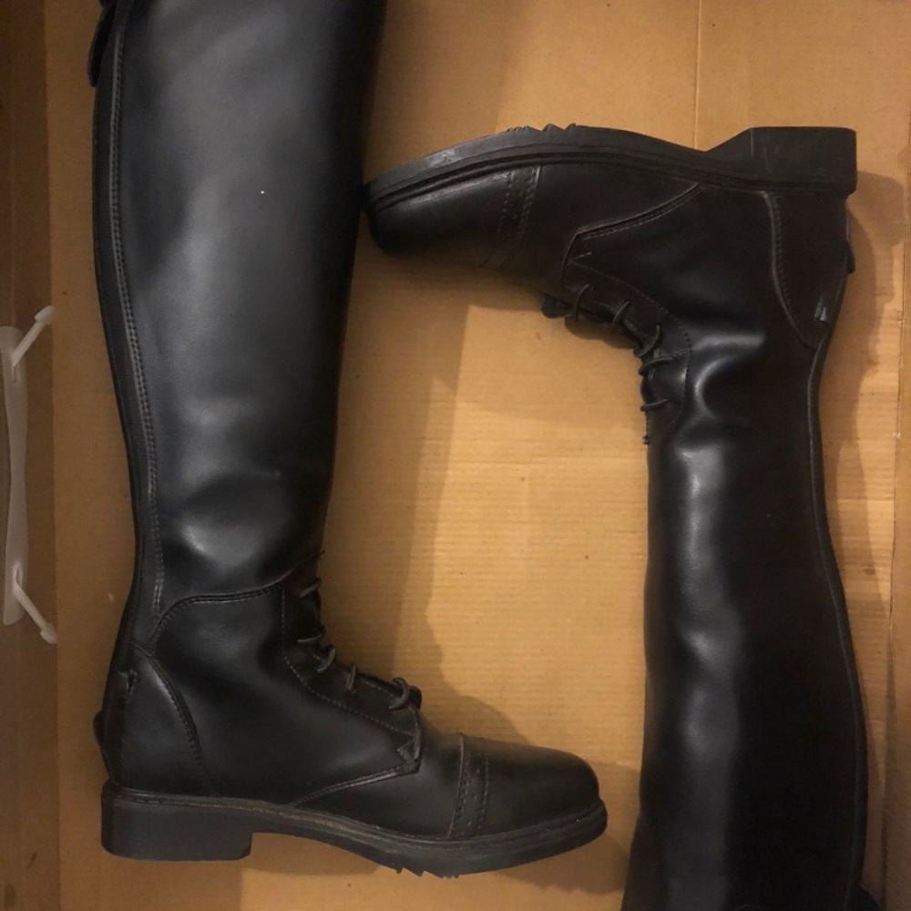 Tuffrider(breeches) Tall English Horse Riding Boots Size 6-6.5/Children’s size 4